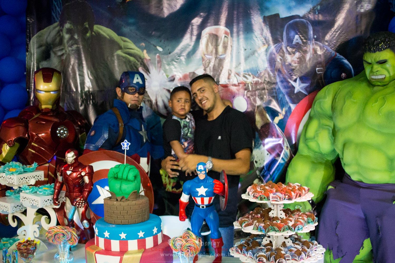 Capitão America Personagem vivo