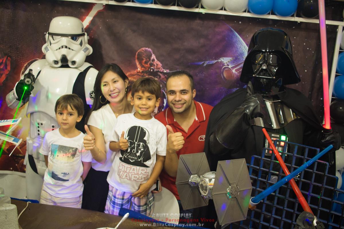 Star Wars Personagens vivos para aniversário