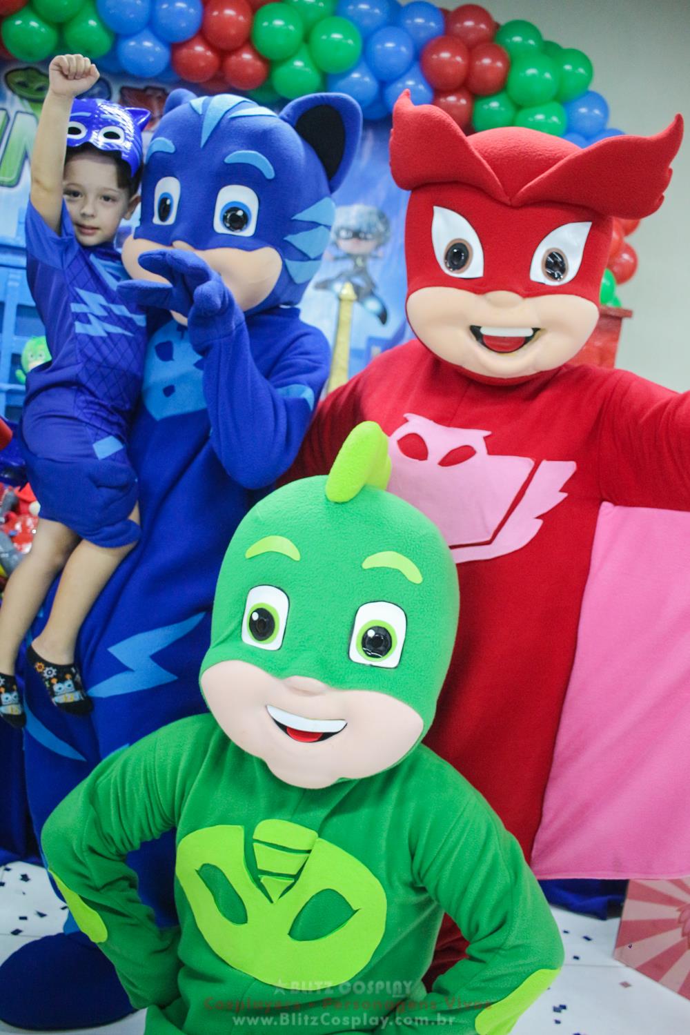 Pmask Personagem Vivo Para Festas