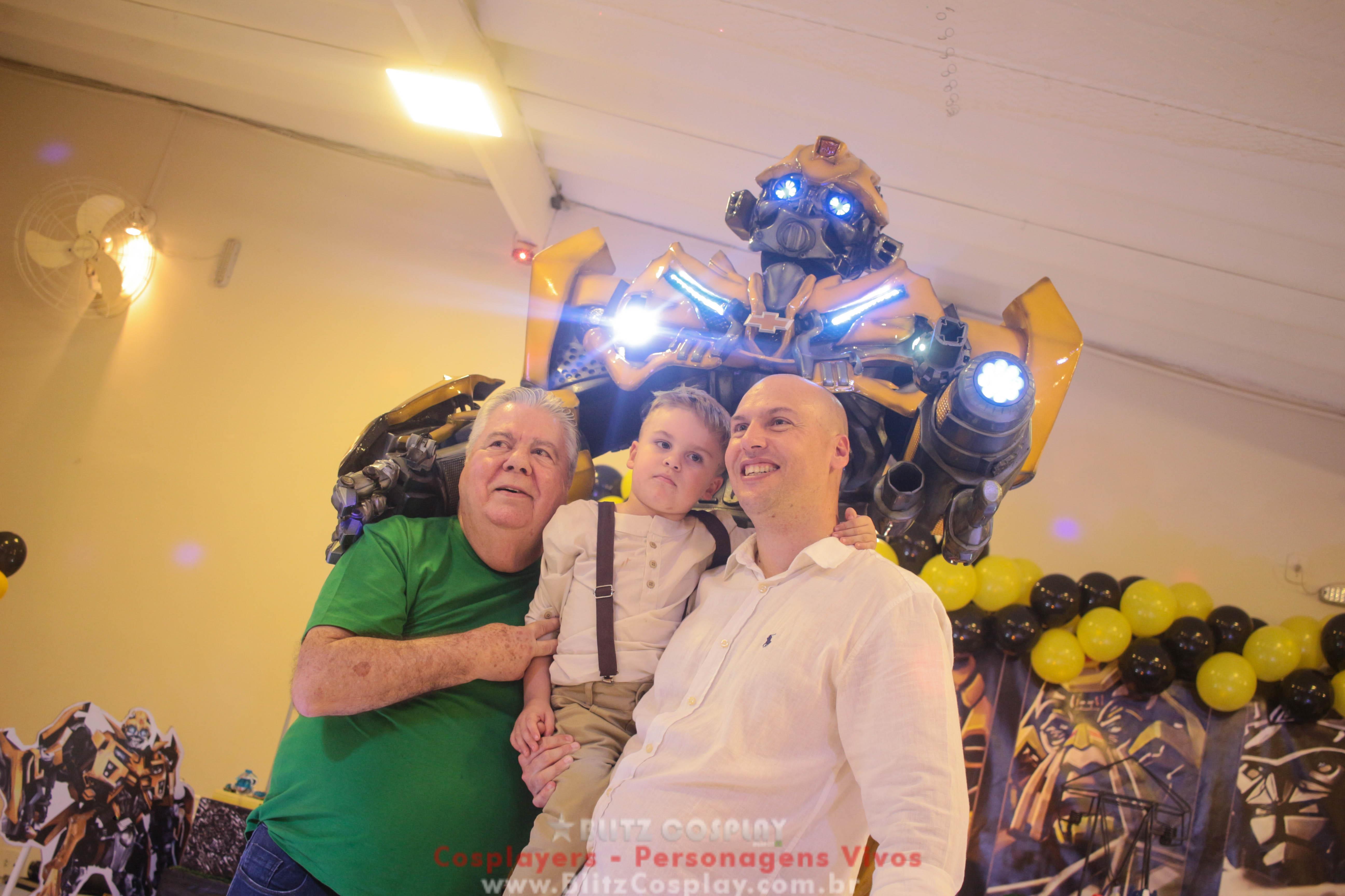Transformers Personagem Vivo Para Festas e Eventos 