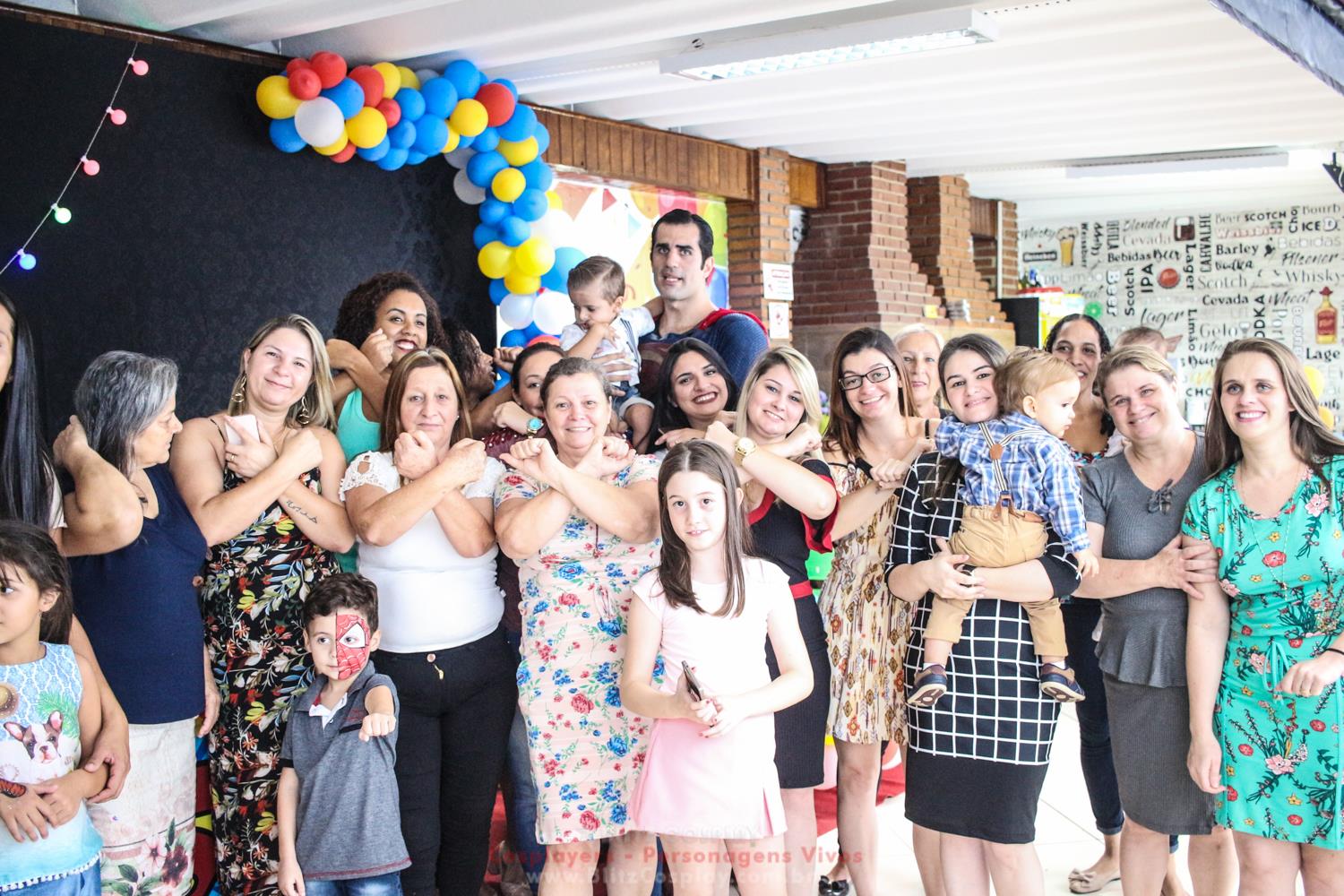 SuperMan Personagem Vivo Para Festas.