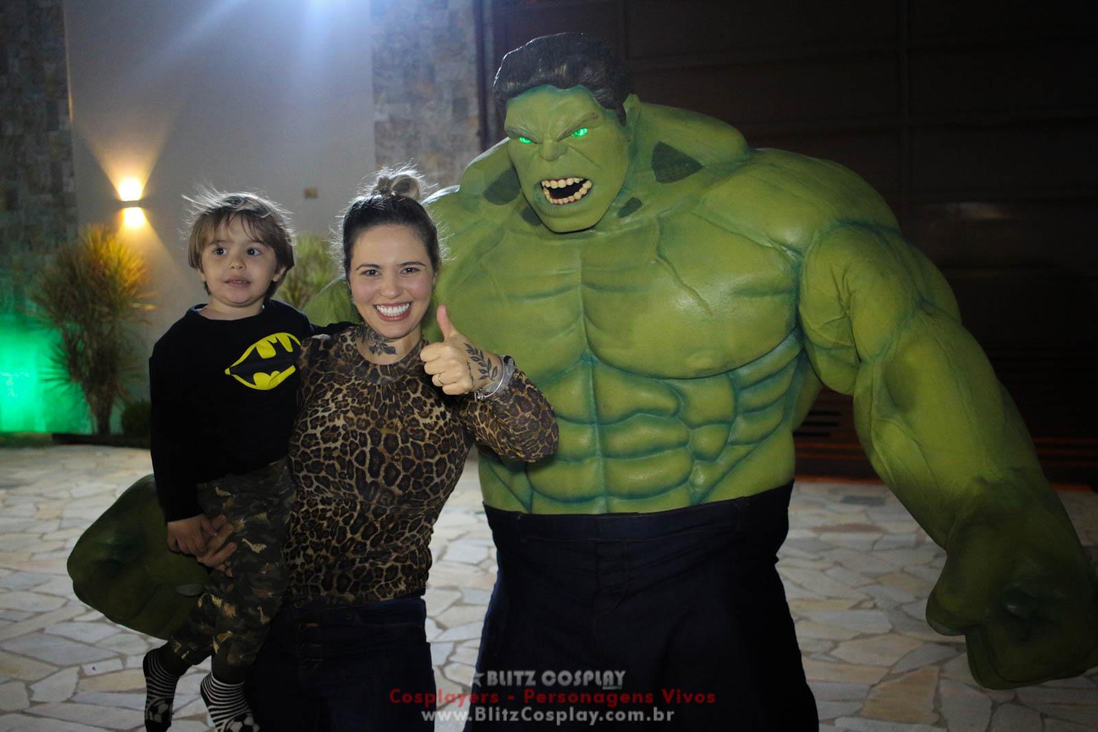 Hulk Personagem Vivo Para Festas e Eventos.