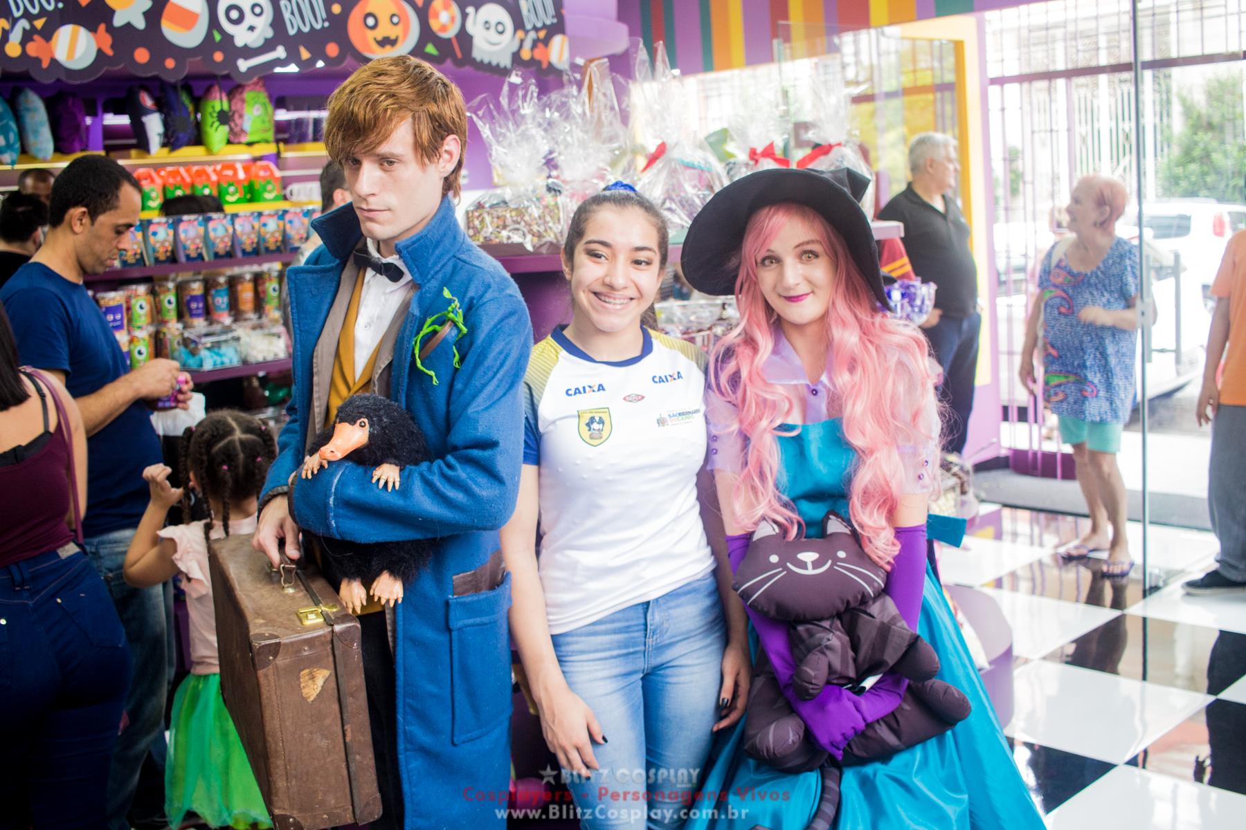 Newt Scamander personagem vivo para eventos