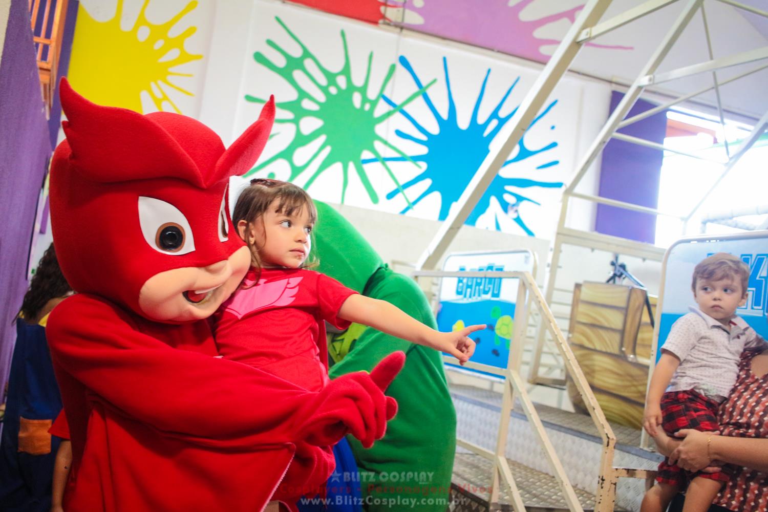 Pjmask Personagem Vivo Para Festas