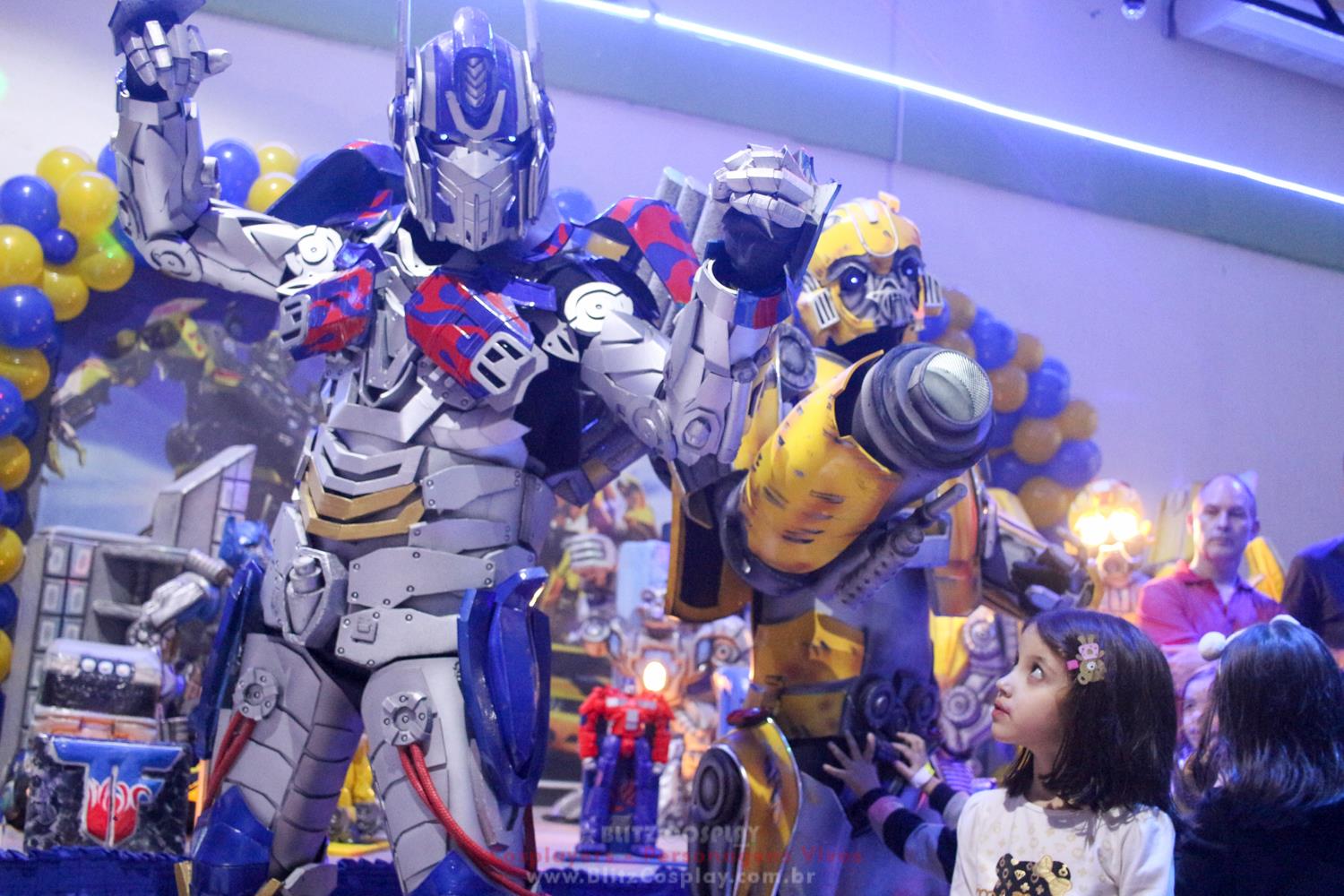 Transformers Personagem Vivo Para Festas.