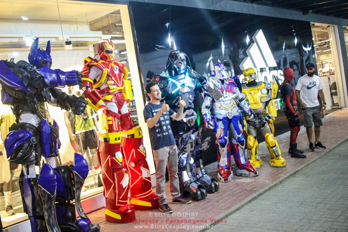 Transformers Personagens Vivos Para Festas.