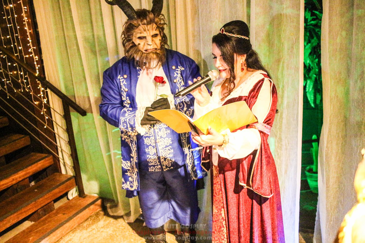 A Bela e a Fera Personagem Vivo Para Festas