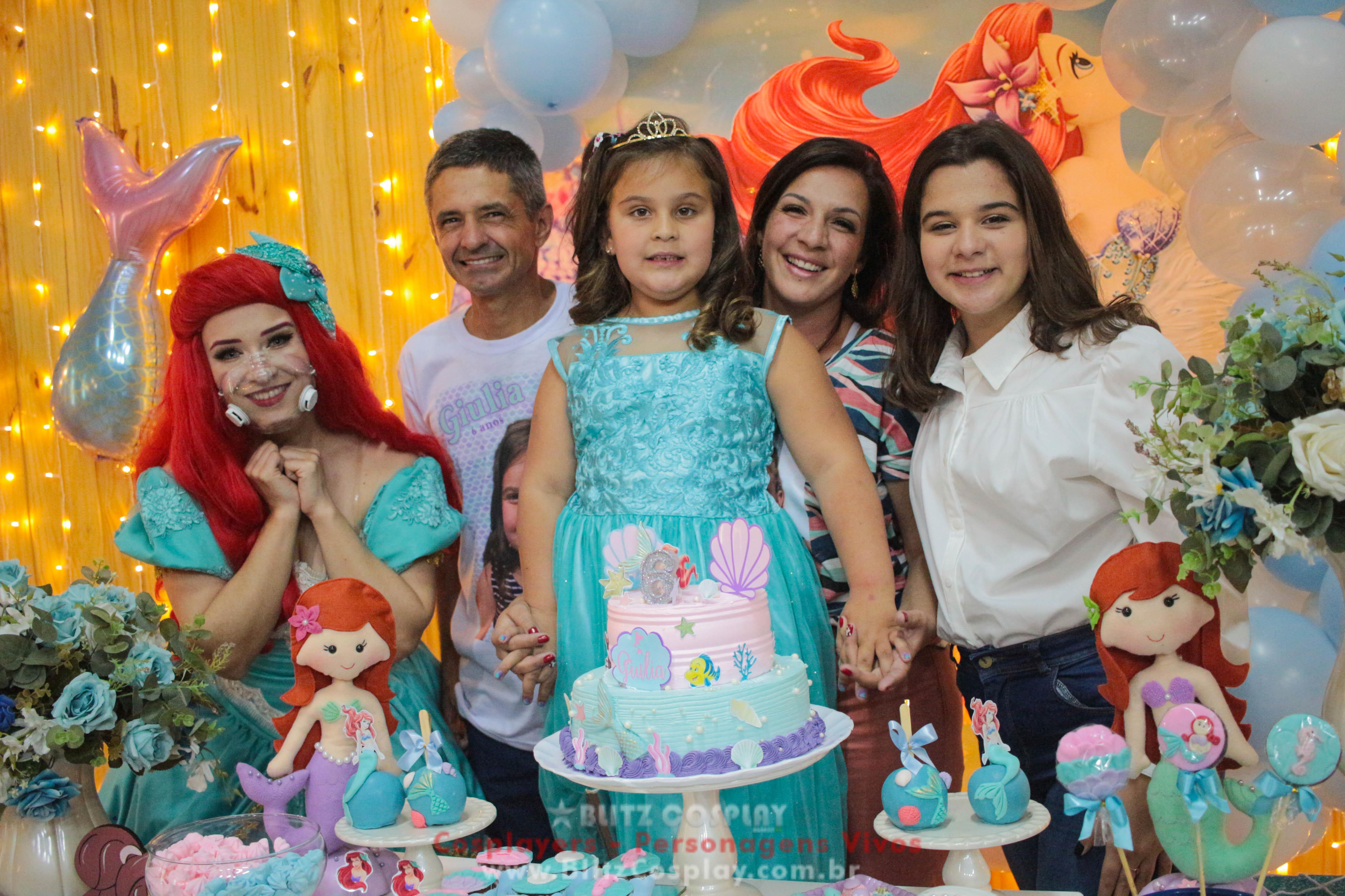 Ariel Personagem Vivo Para Festa e Eventos.