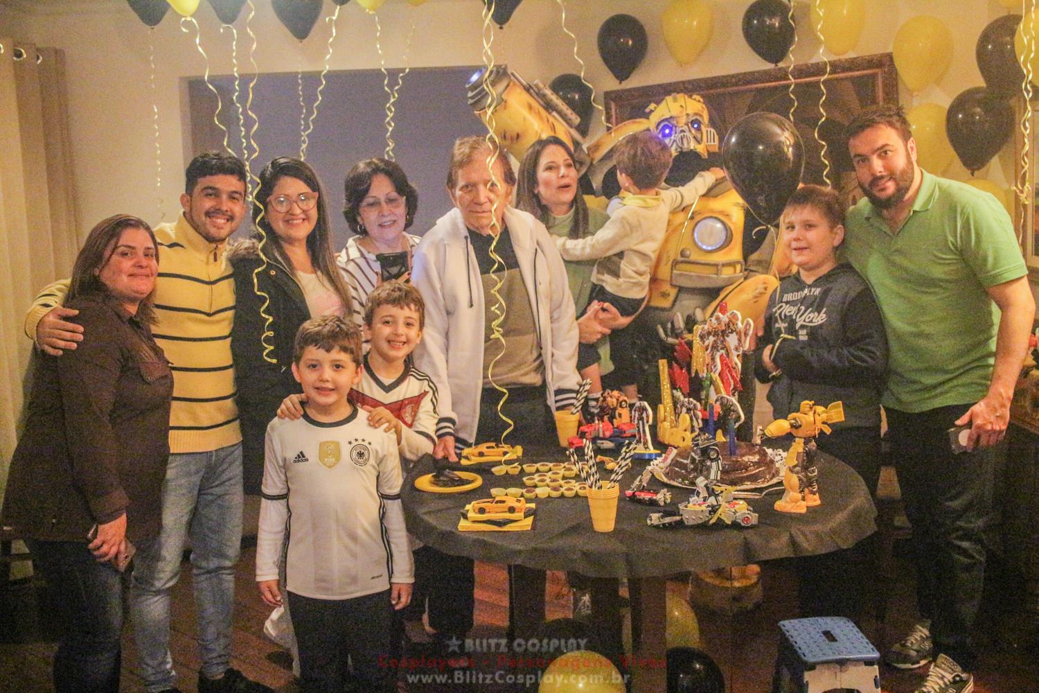 Bumblebee Personagem Vivo Para Festas.