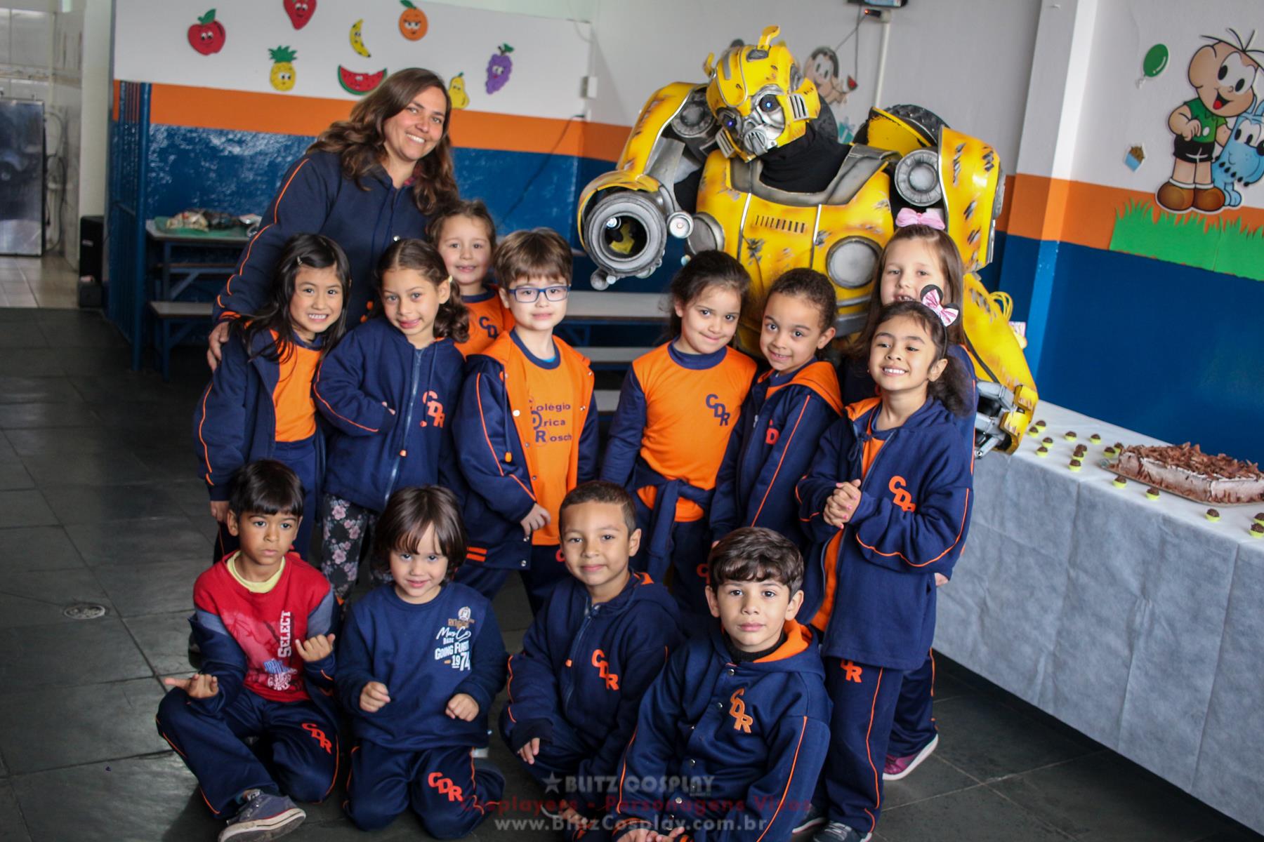 Bumblebee Personagem Vivo Para Festas.