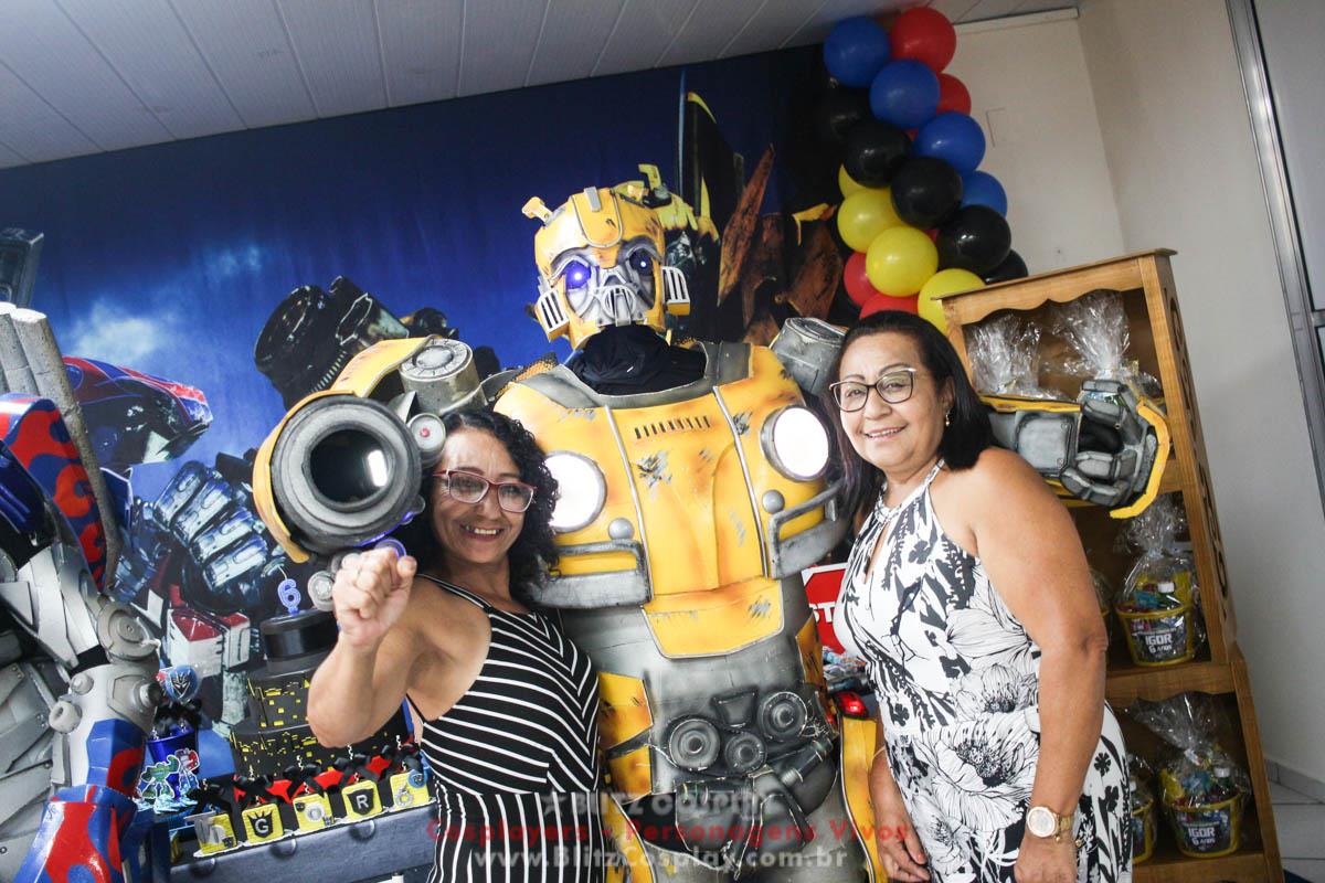 Transformers Personagem Vivo Para Festas e Eventos 