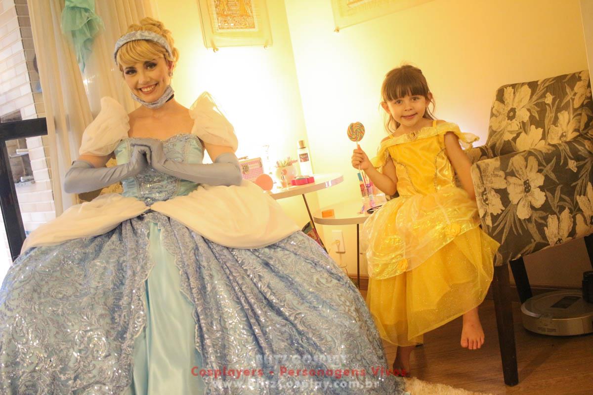 Cinderela Personagem Vivo Para Festa e Eventos.