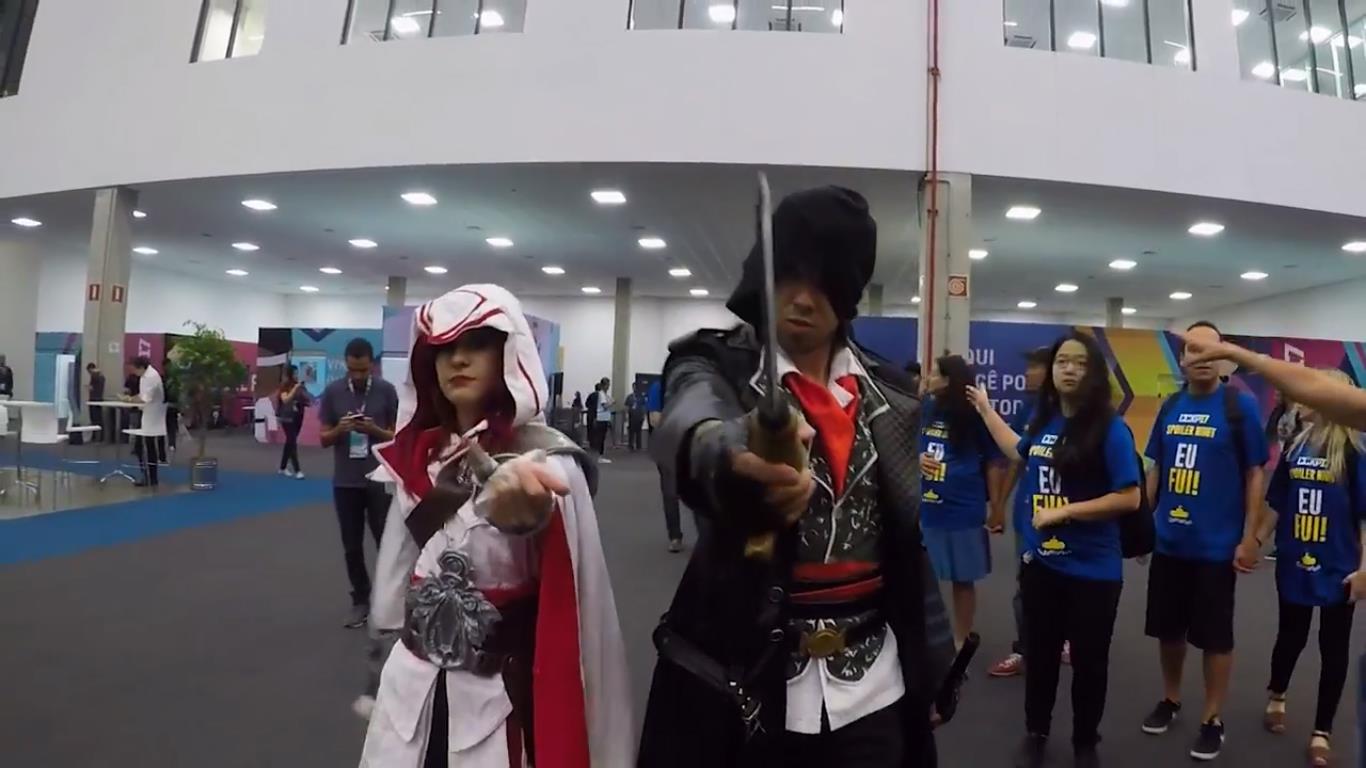 Assasin's Creed Personagem vivo para eventos