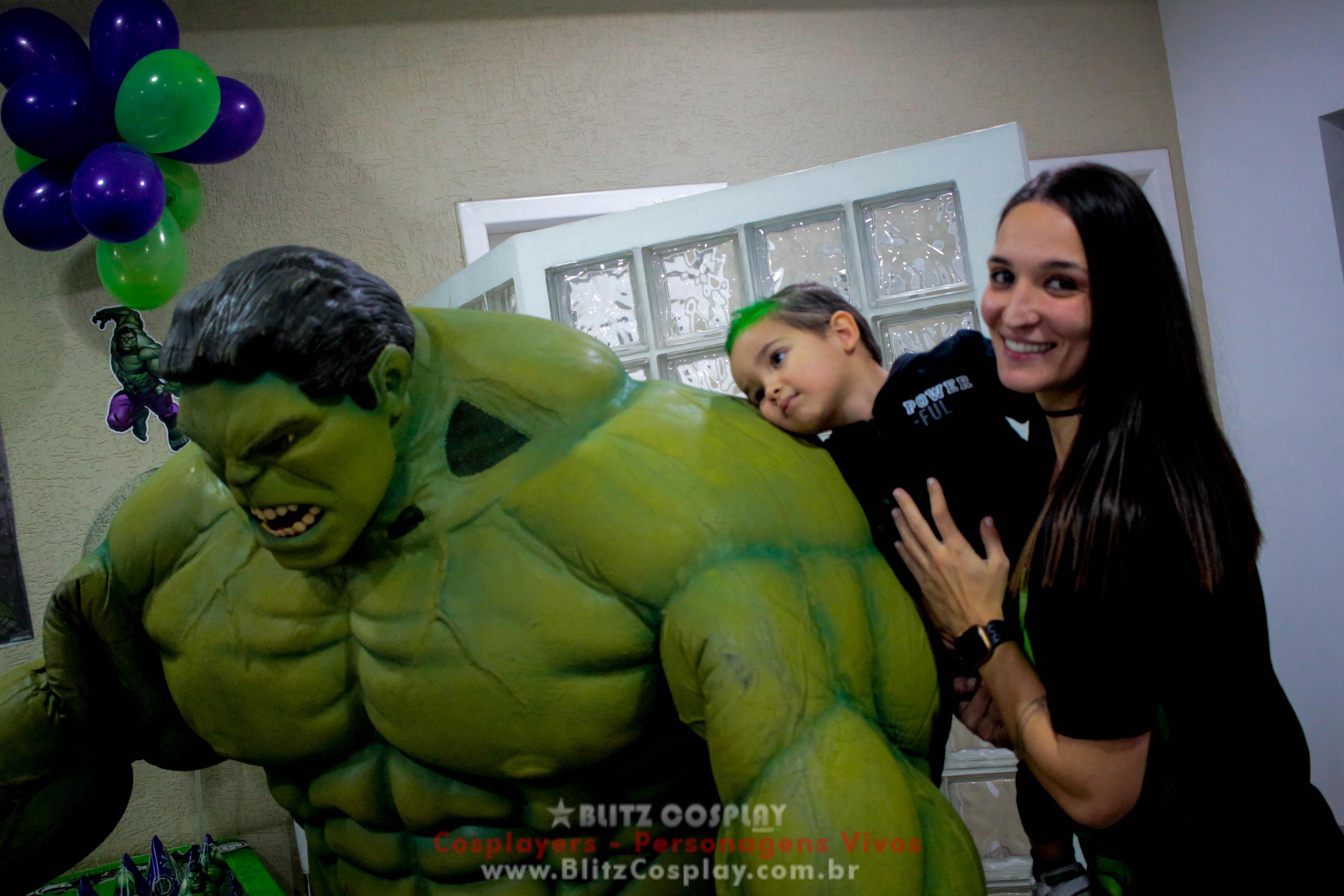 Hulk Personagem Vivo Para Festas e Eventos.