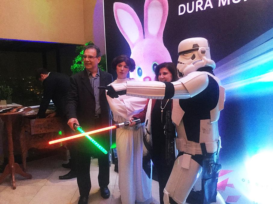 Princesa Leia personagem vivo