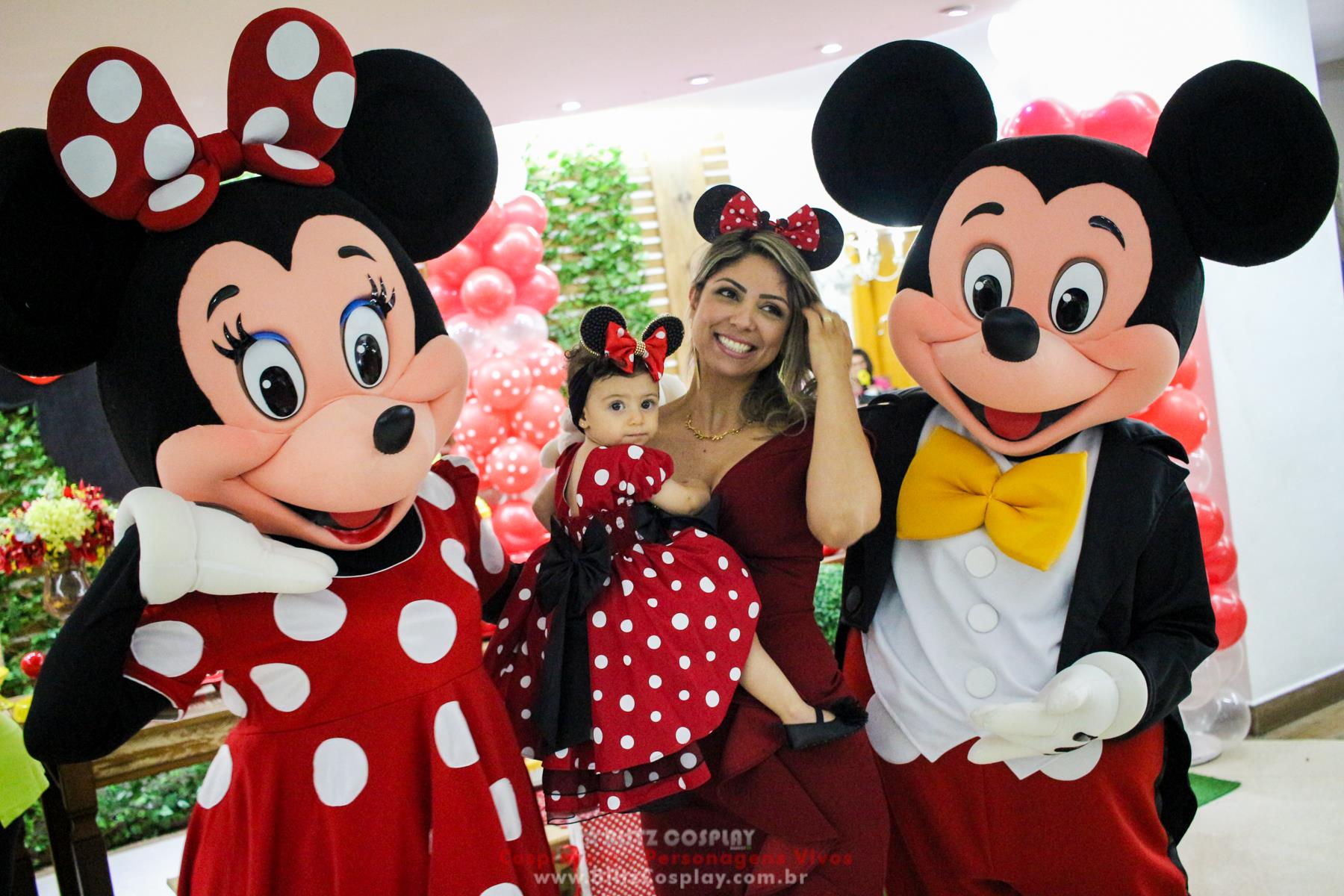 Mickey personagens vivos para festas