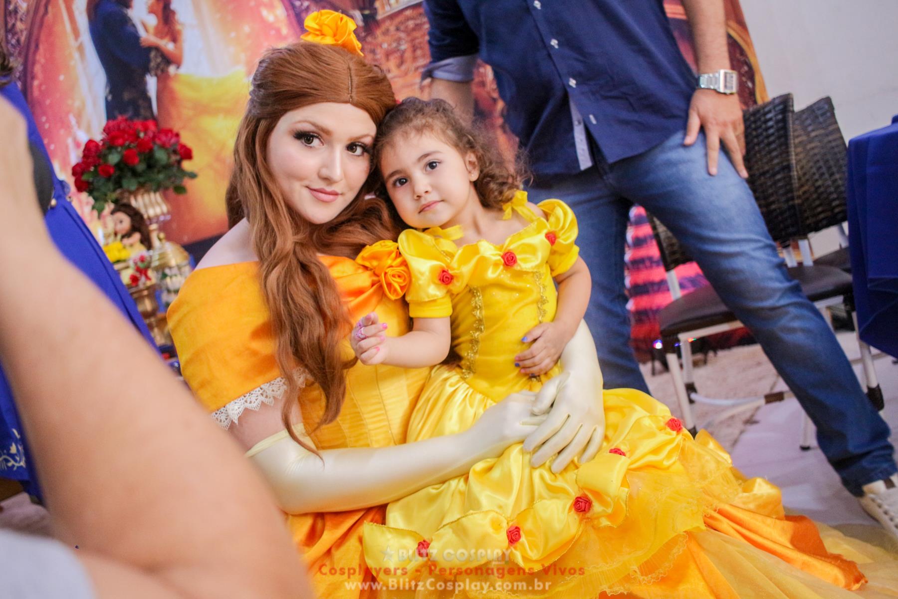 A Bela e a Fera Personagens Vivos Para Festas.