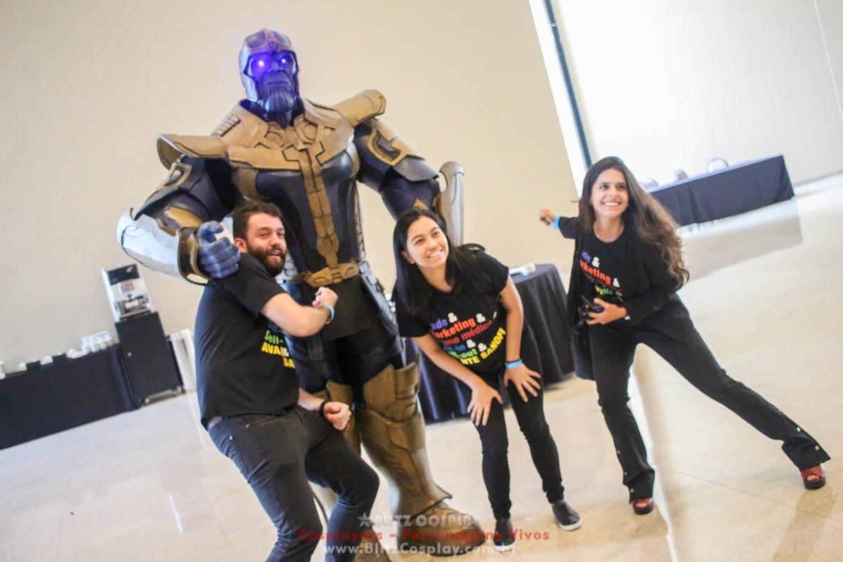 Thanos Personagem Vivo Para Festas.