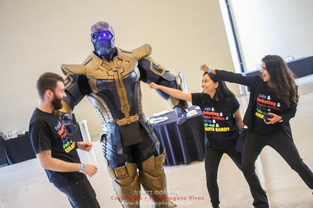 Thanos Personagem Vivo Para Festas.