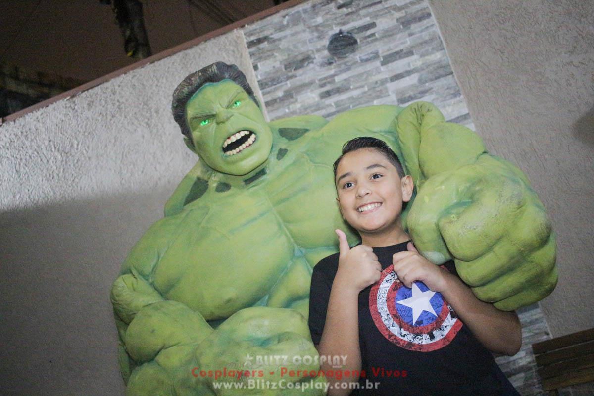 Hulk Personagem Vivo Para Festas e Eventos.