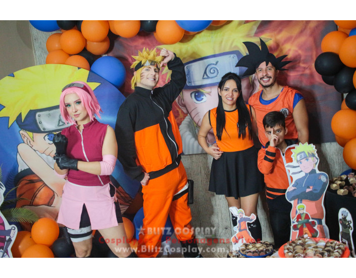 Naruto Personagens Vivos para Festas e Eventos.