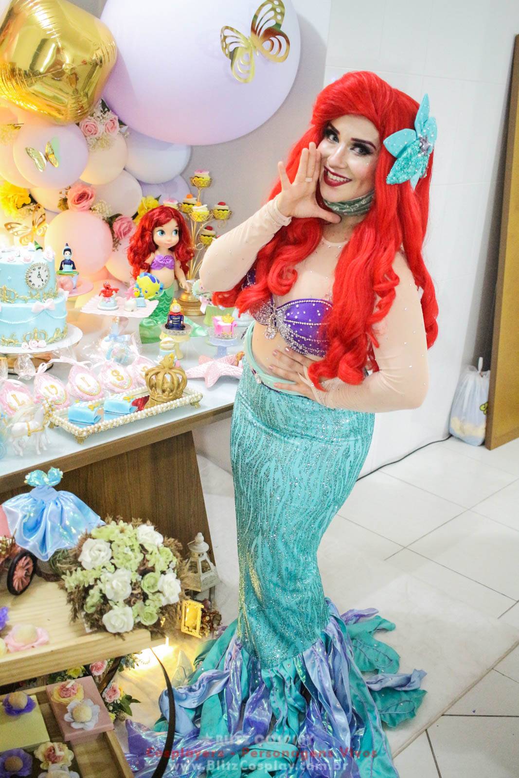 A Pequena Sereia Personagem Vivo A Pequena Sereia Personagem Vivo