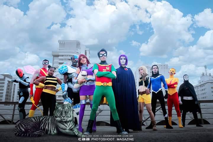 Contratar Jovens Titãs Personagem Vivo
