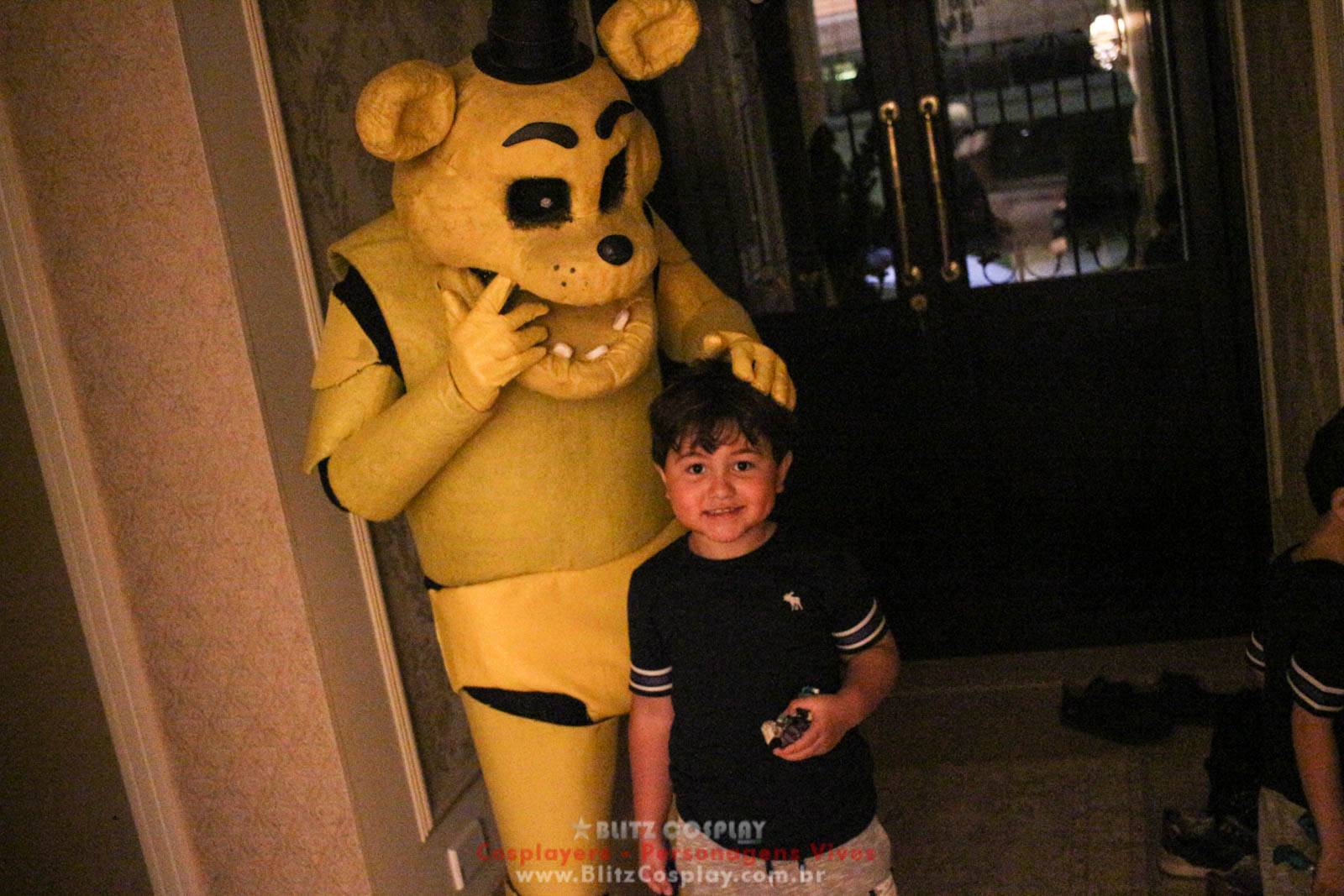 Golden Freddy Personagem Vivo FNAF Golden Freddy Personagem Vivo FNAF