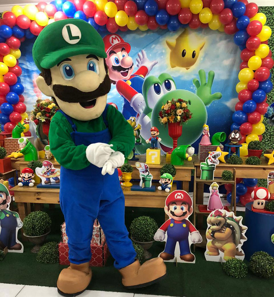 Mario Bros Personagem Vivo