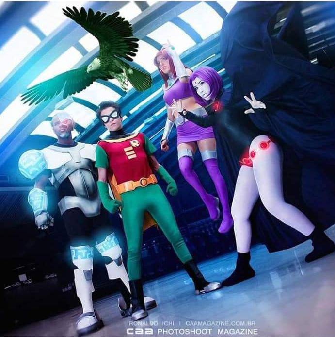Personagem Vivo Jovens Titãs para Festas Infantis