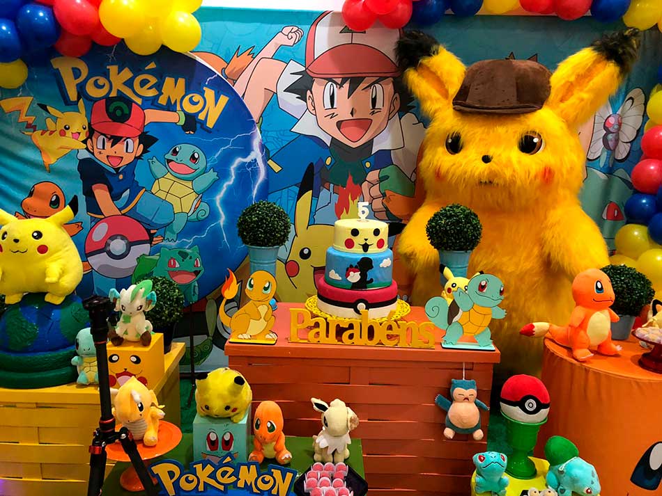 Personagem Vivo Pokémon para Festas Infantis Personagem Vivo Pokémon para Festas Infantis
